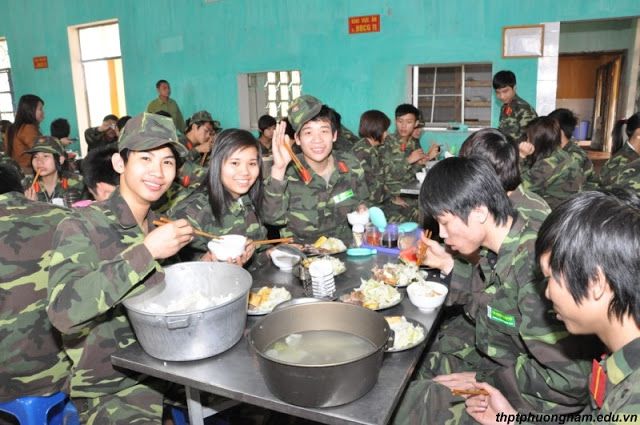 Học sinh trường thpt dân lập Phương Nam với học kỳ "Chúng em là chiến sĩ"